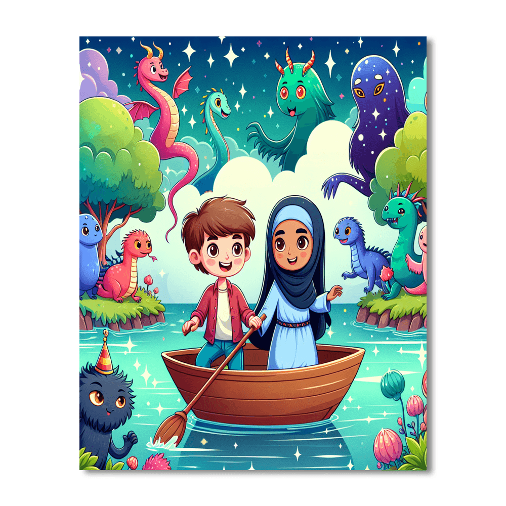 Enchanted River Journey Painting By Numbers Kit