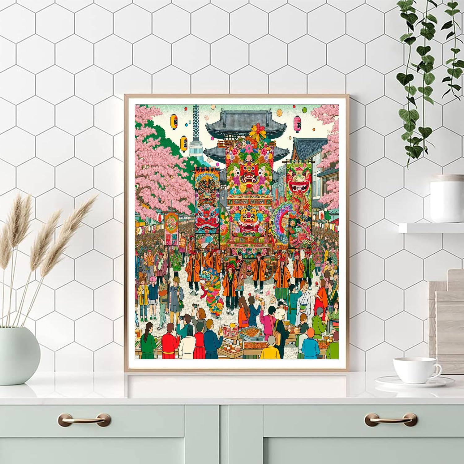 Festival Of The Steel Phallus - Kawasaki Numbered Painting Kits