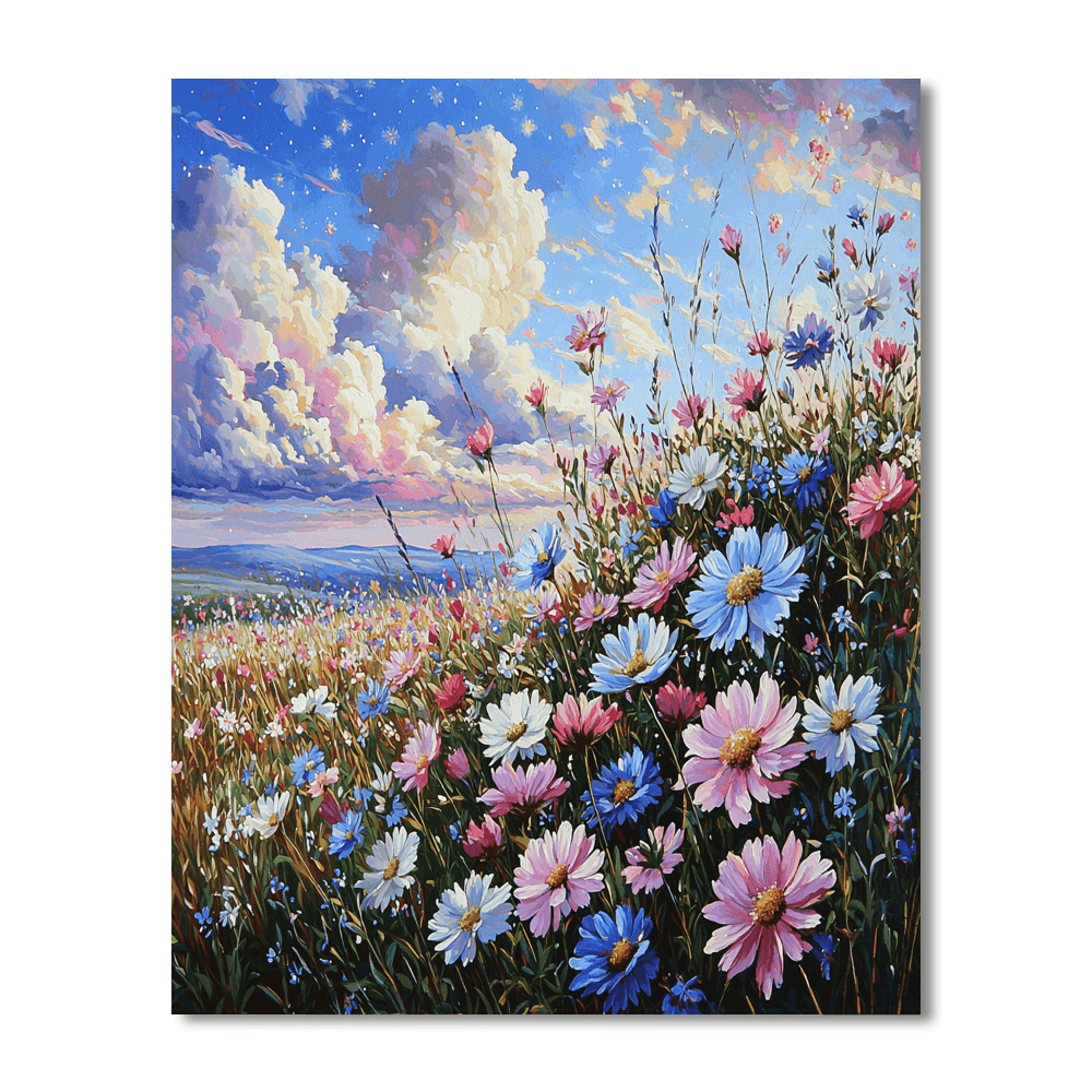 Sandro Botticelli Inspired Celestial Meadow Blossoms  Paint By Numbers Kits
