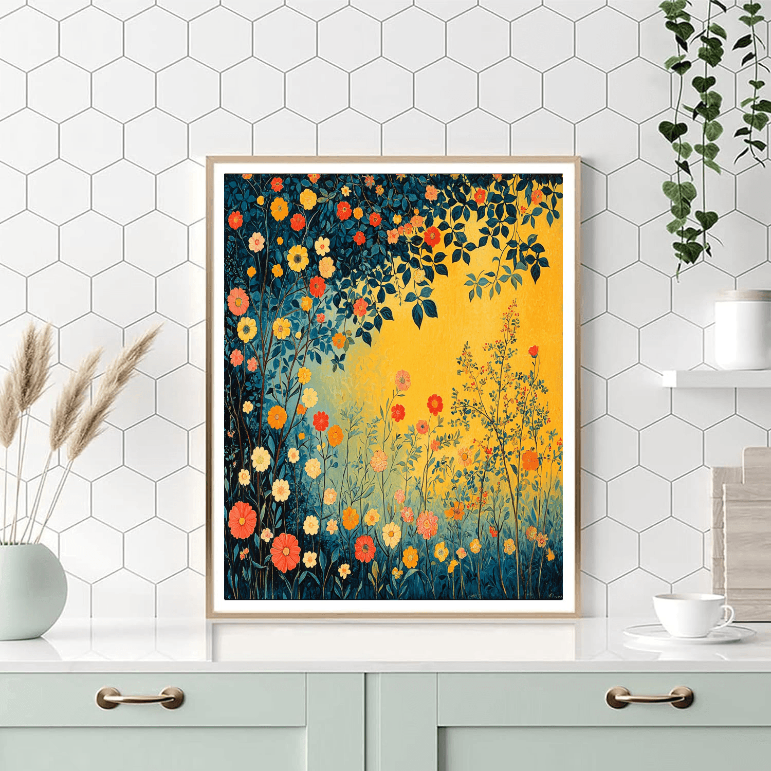 Odilon Redon Inspired Springtime Reverie  DIY Paint By Numbers