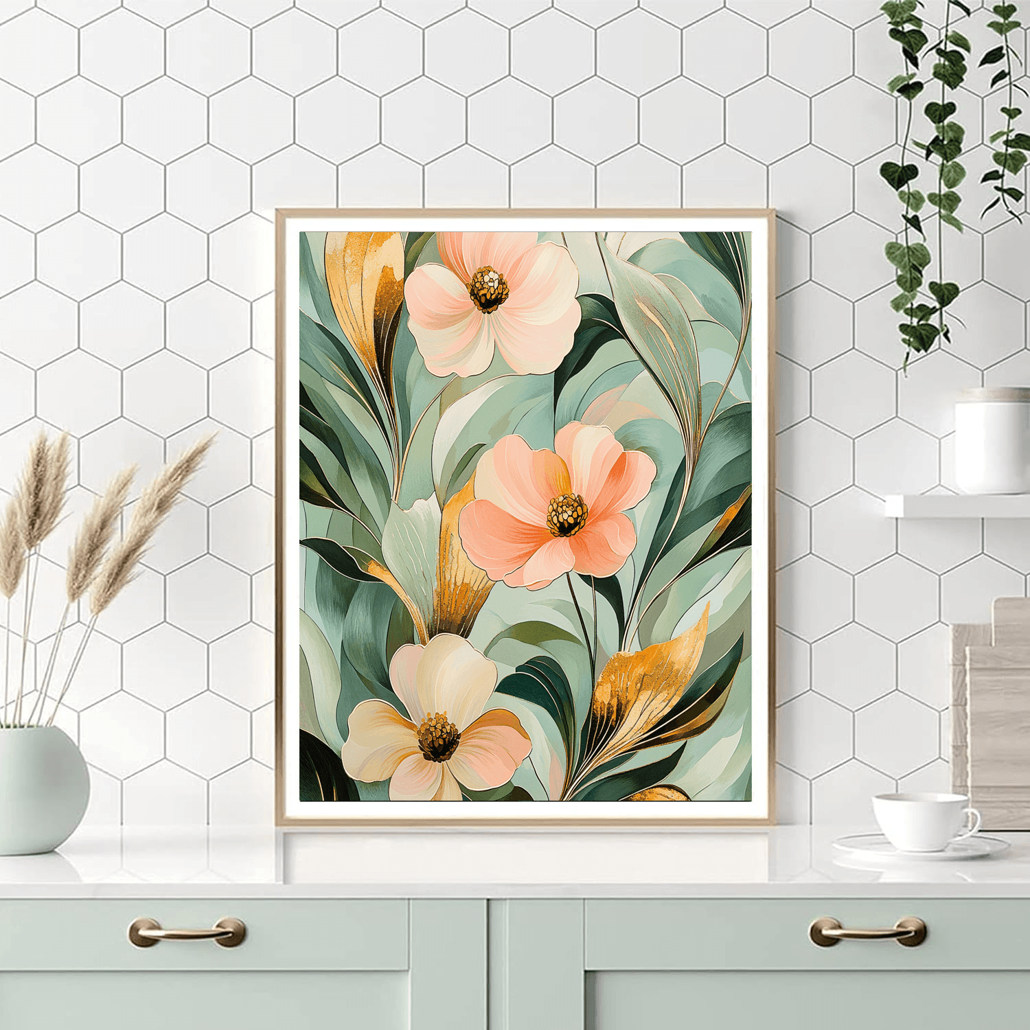 Alphonse Mucha Inspired Eloquent Patterns Of Nature  DIY Paint By Numbers