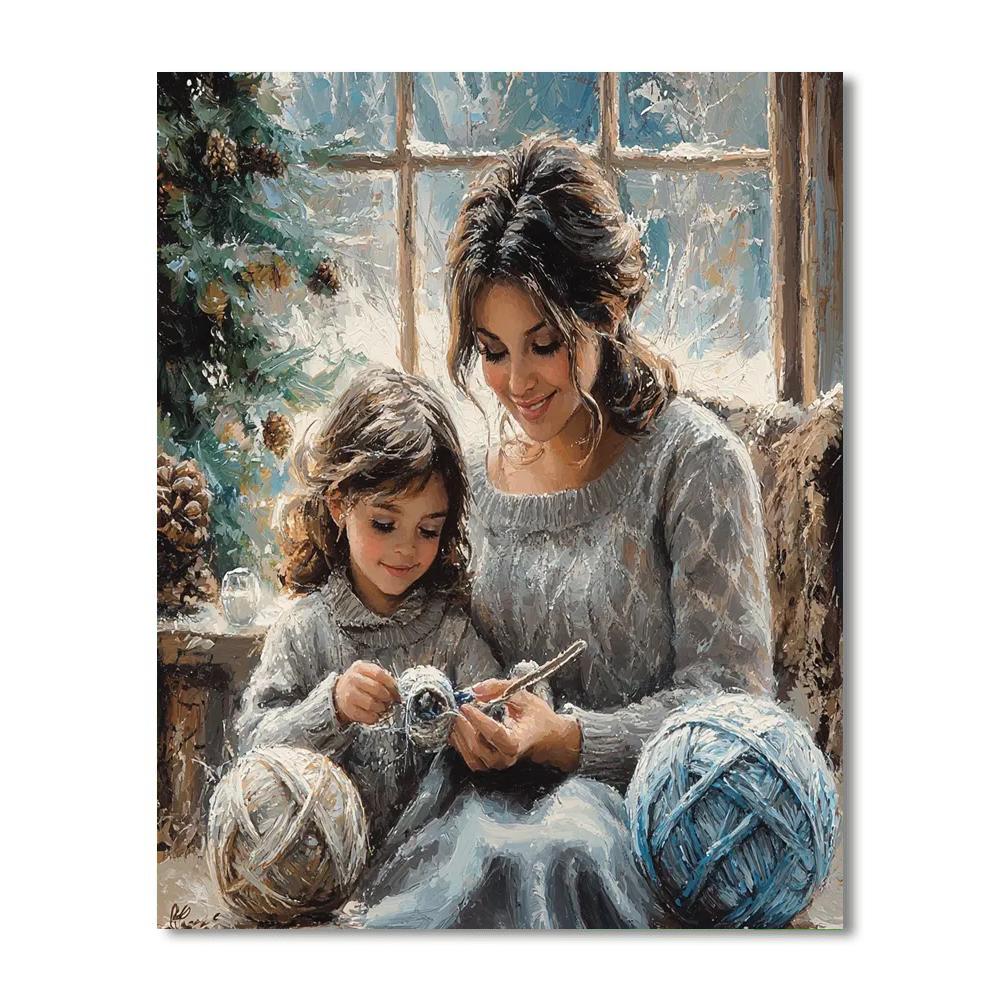 Threads Of Togetherness Number Painting