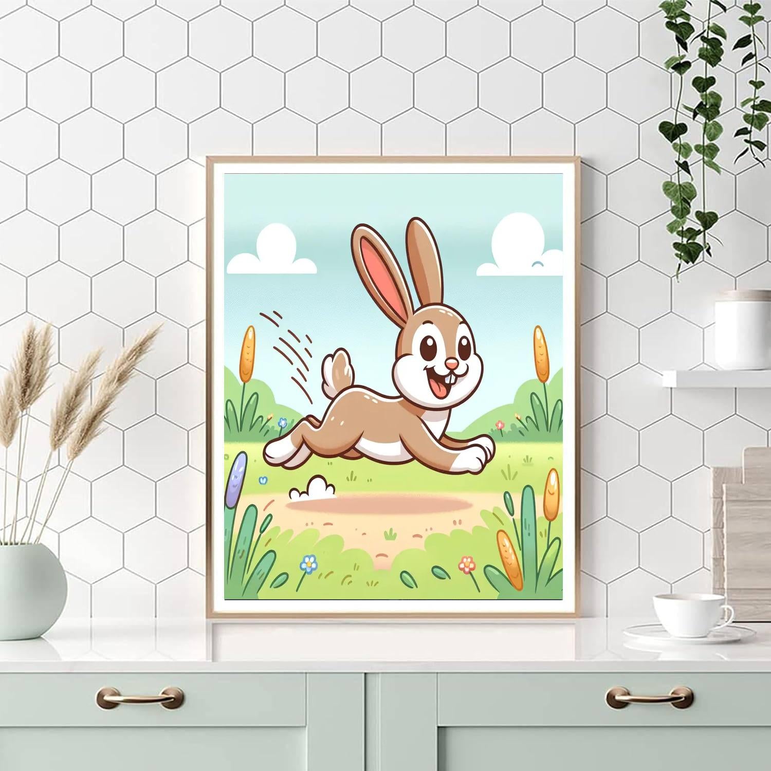 Jovial Jackrabbit Paint By Numbers Art