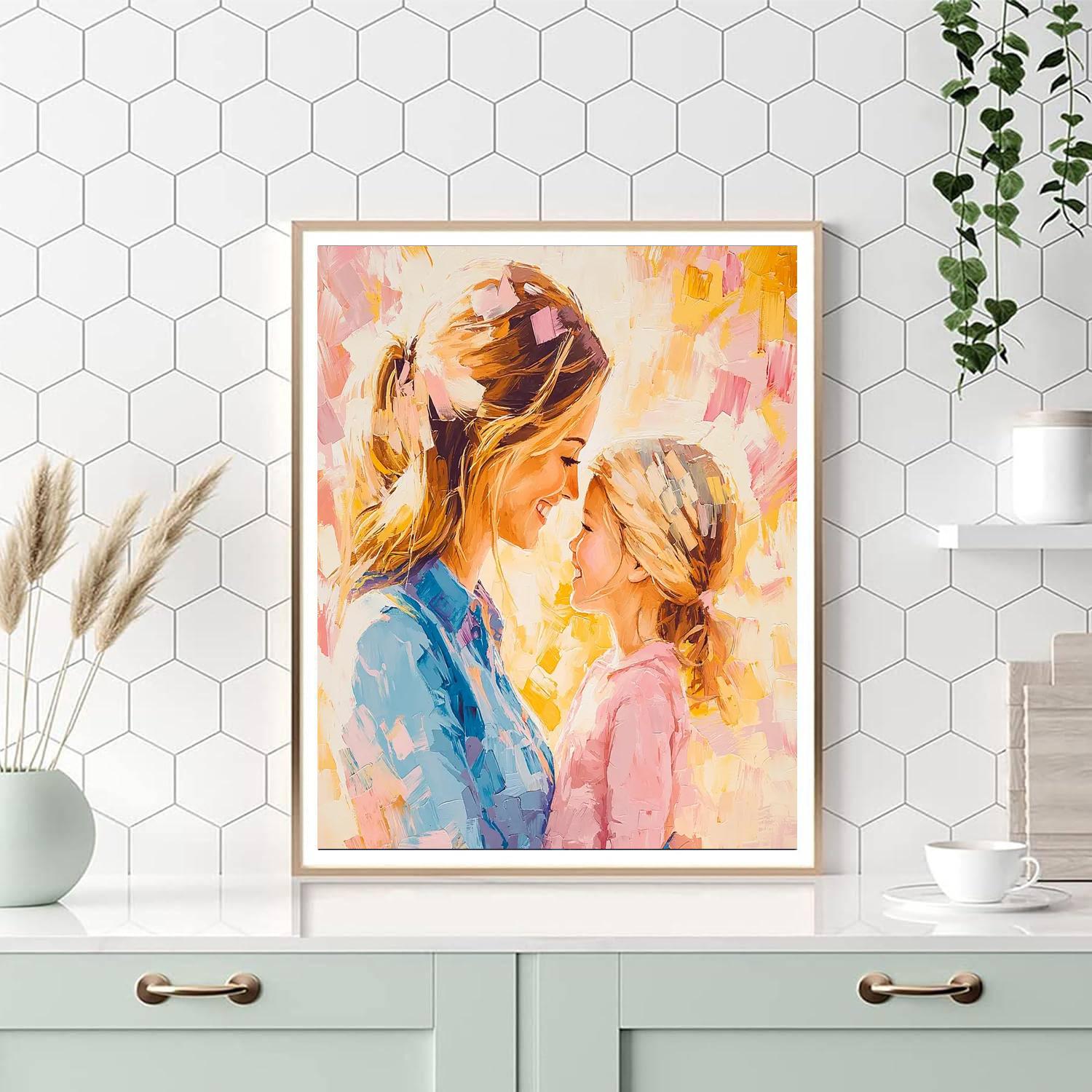 Heartfelt Embrace DIY Paint By Numbers