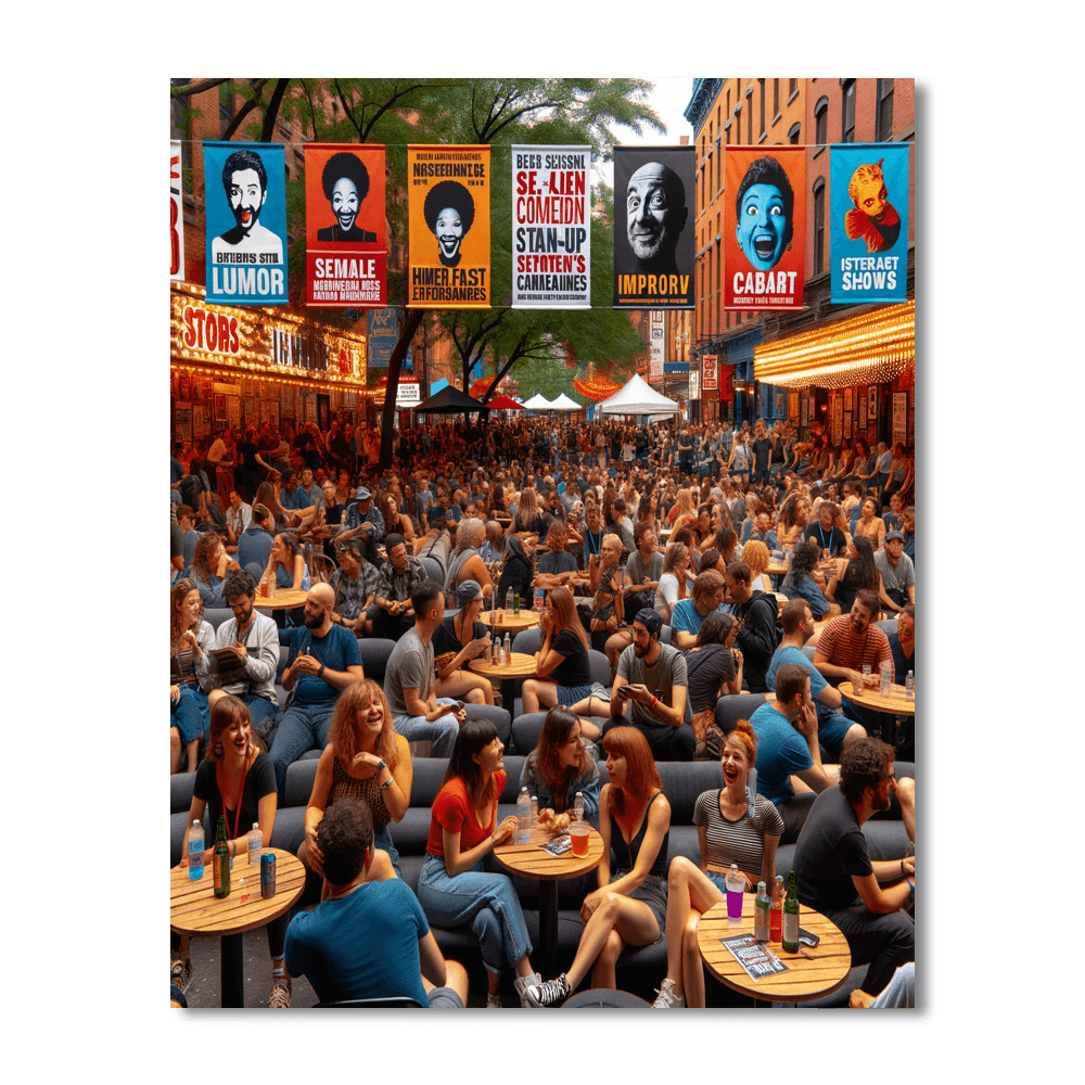 The Melbourne International Comedy Festival - Australia DIY Paint By Numbers