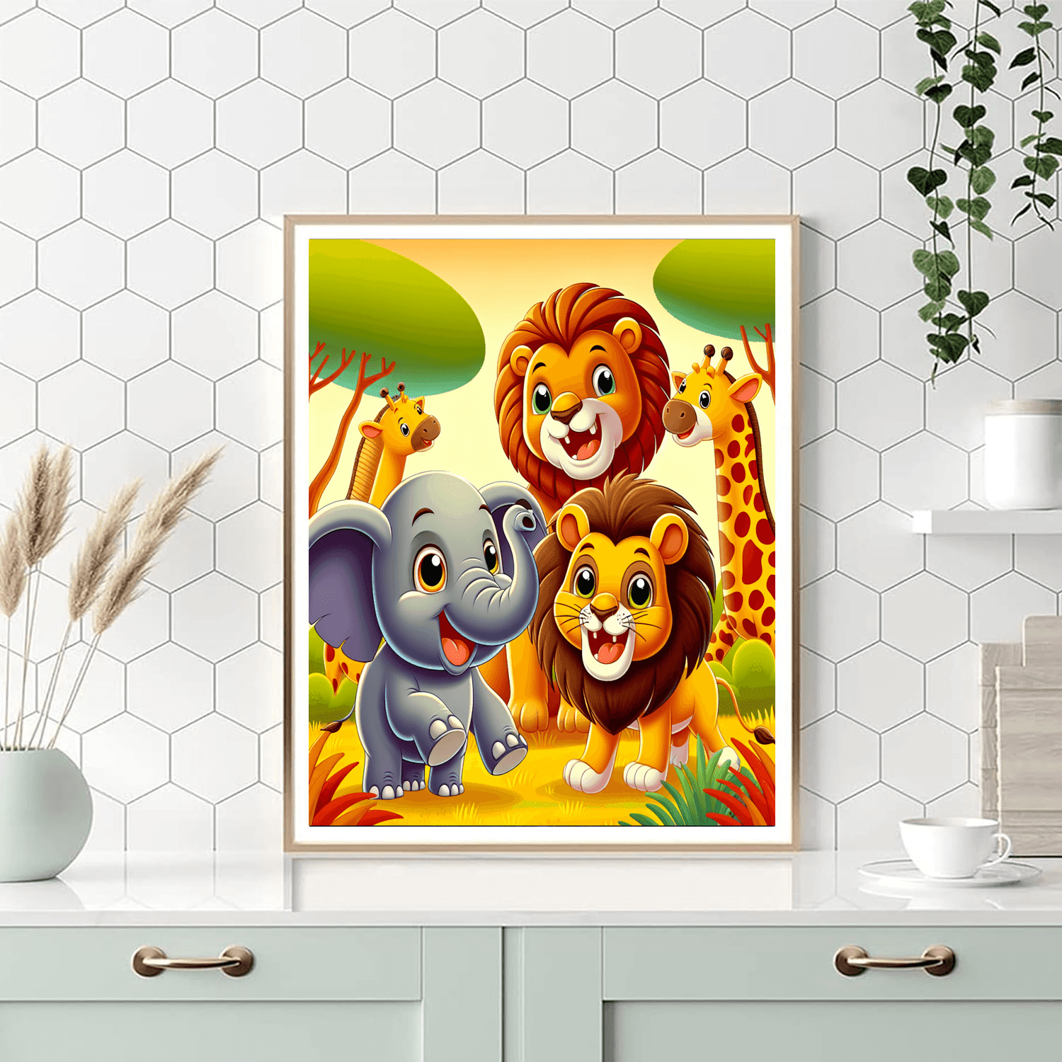 Animal Friends Painting By Numbers Kit
