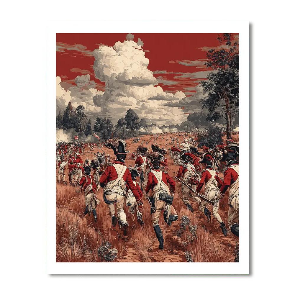 Jacques-Louis David Inspired Historic Battlefields  Paint By Number