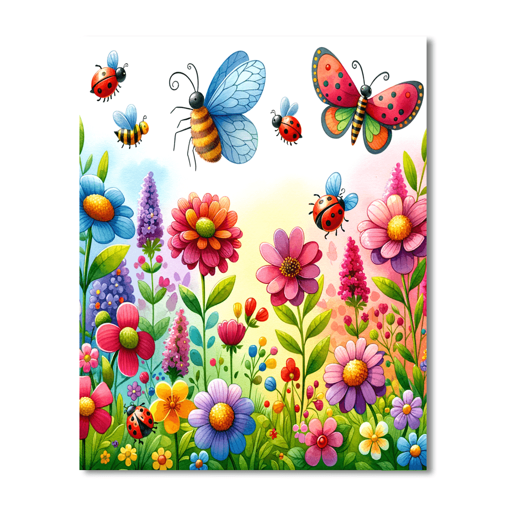 Wonderful World Of Insects Paint By Numbers Kits