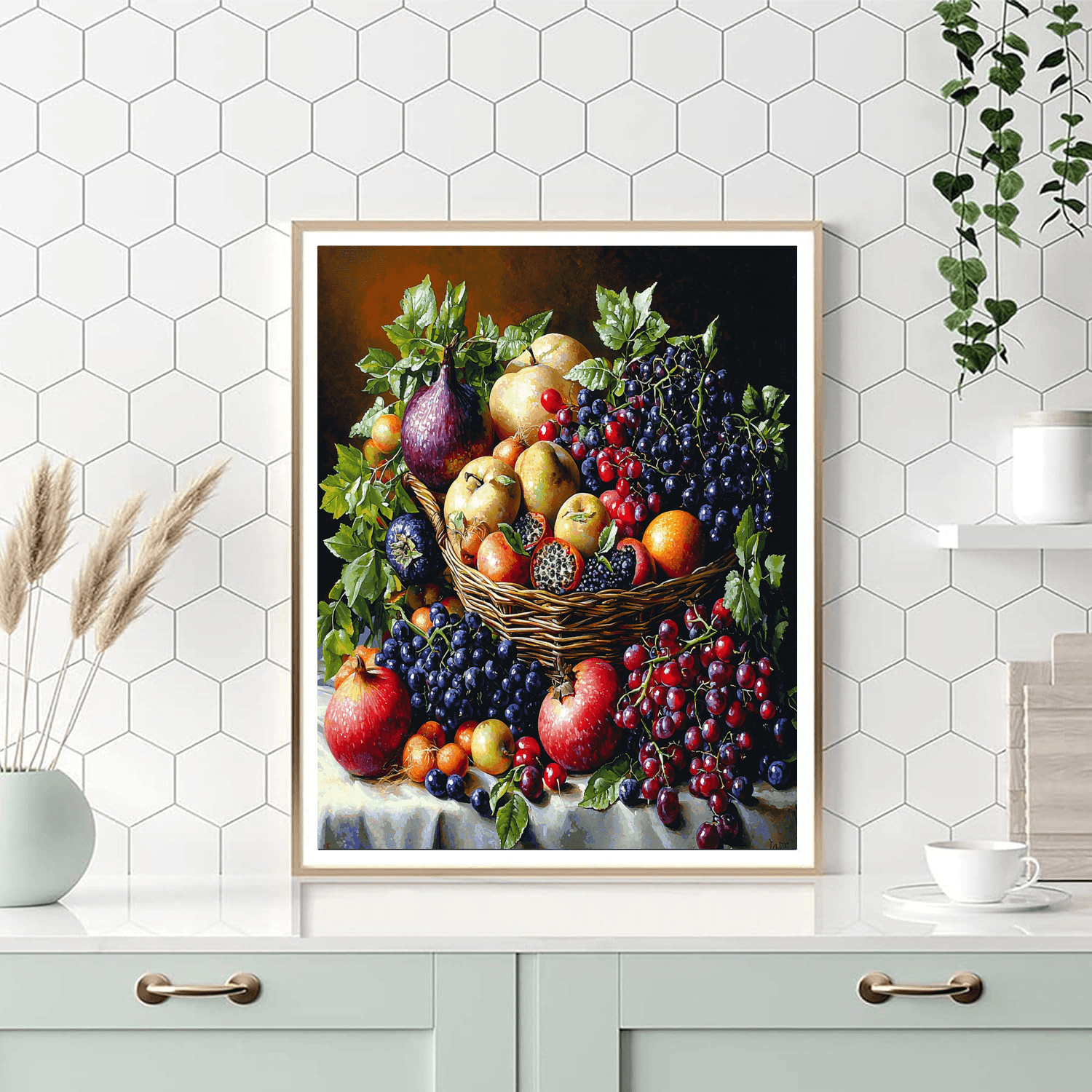 Caravaggio Inspired Harvest Feast  Painting By Numbers Kit