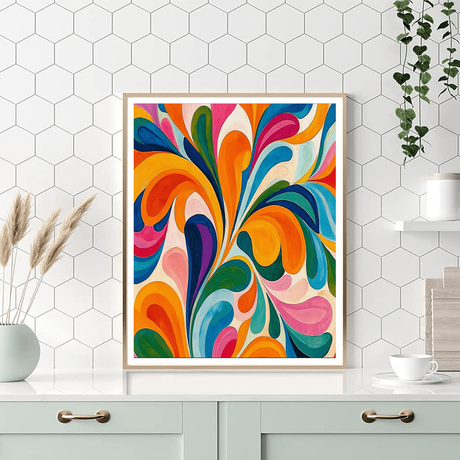 Henri Matisse Inspired Joyful Whirl  Paint By Numbers Kits