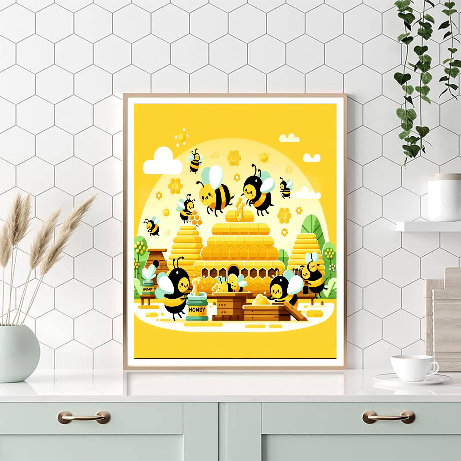 Harmony In The Hive Painting By Numbers Kit