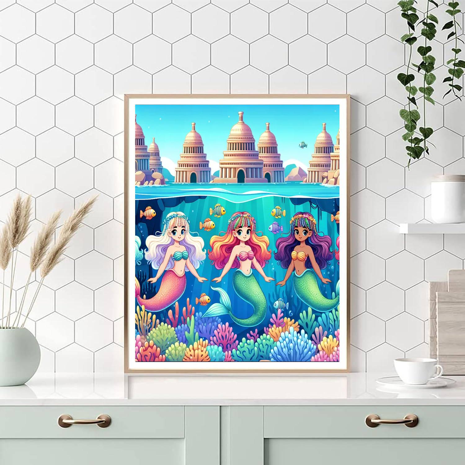 Exploring Atlantis Painting Number Kit