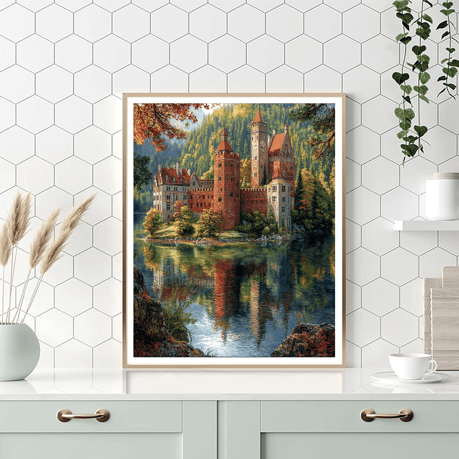 Trakai Island Castle DIY Paint By Numbers