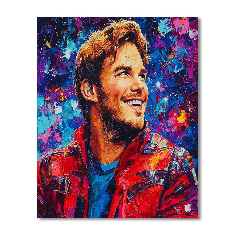 Chris Pratt: The Heart Of Star-lord Paint By Numbers Kits