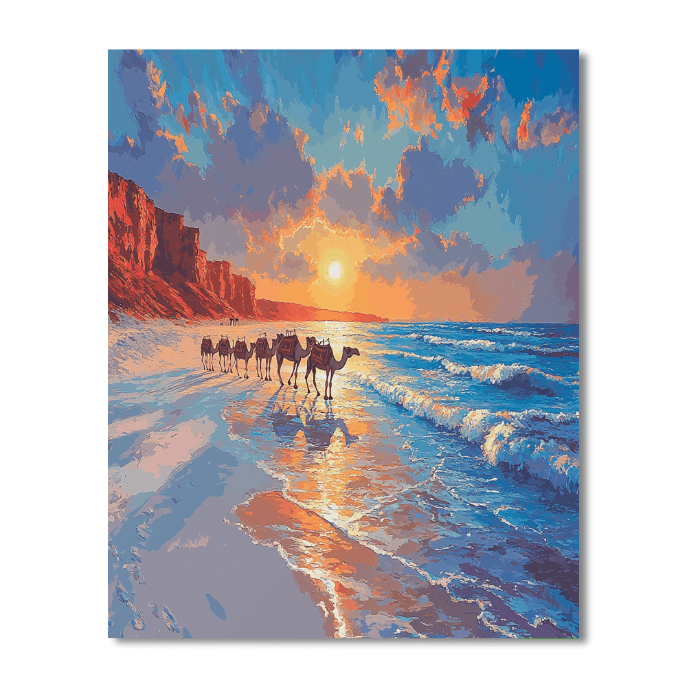 Cable Beach - Broome Numbered Painting Kits