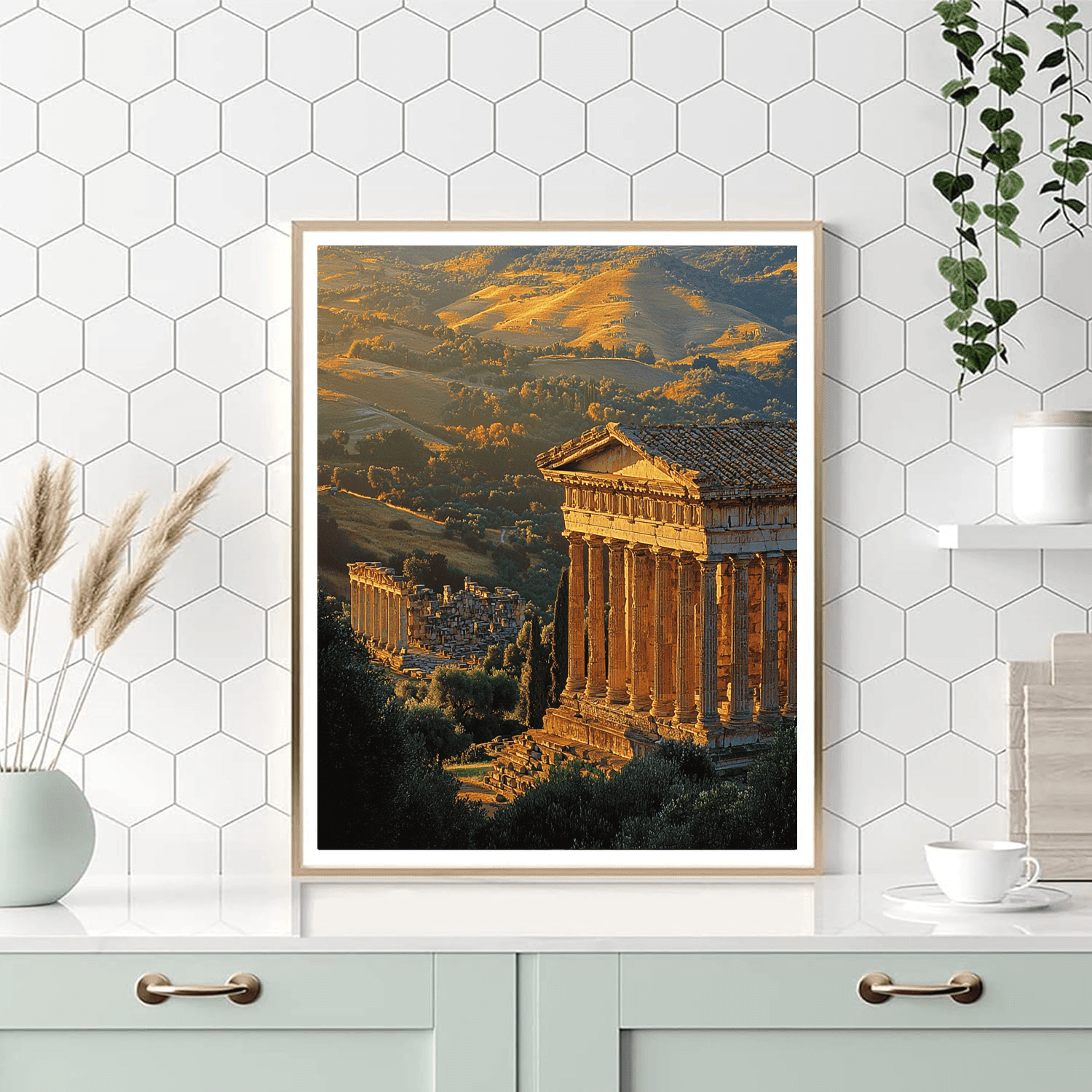 Sicily’s Valley Of The Temples DIY Paint By Numbers