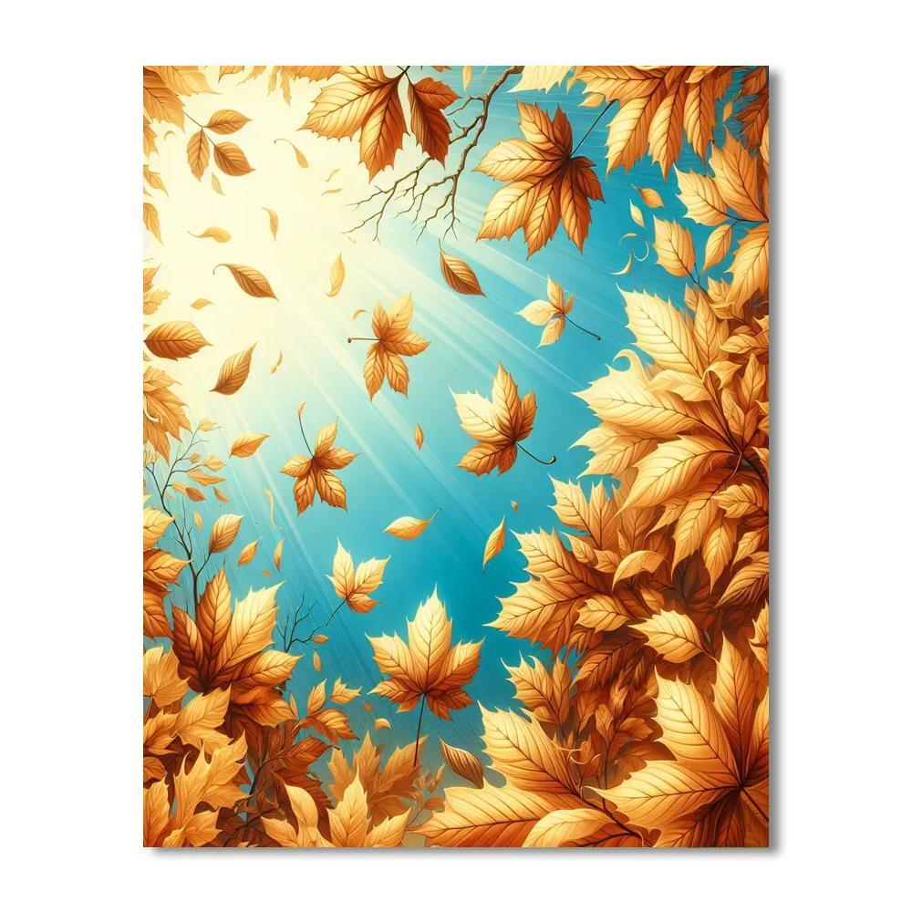 Autumn Breeze Retreat Numbered Painting Kits