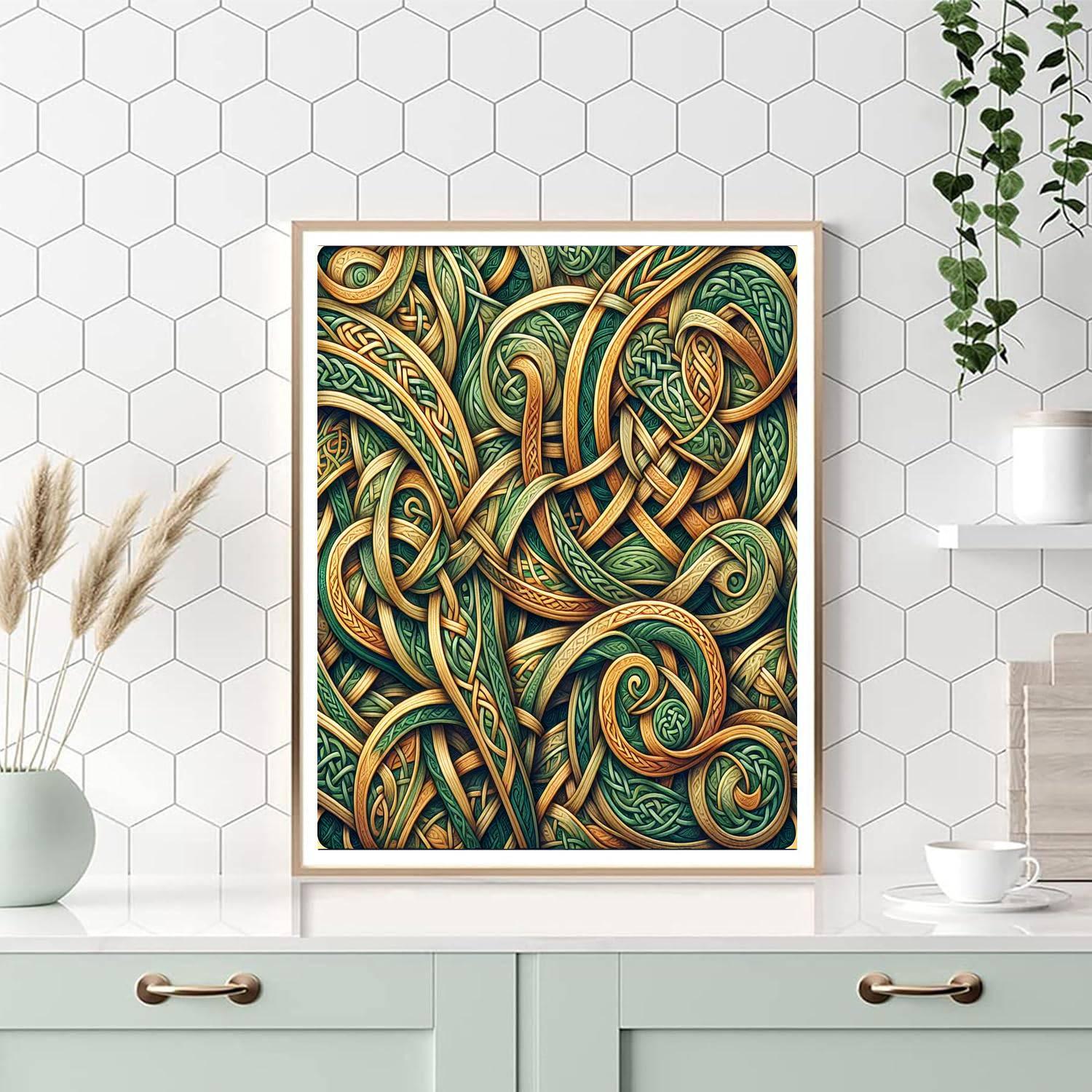 Celtic Knotwork Harmony Paint By Numbers Art