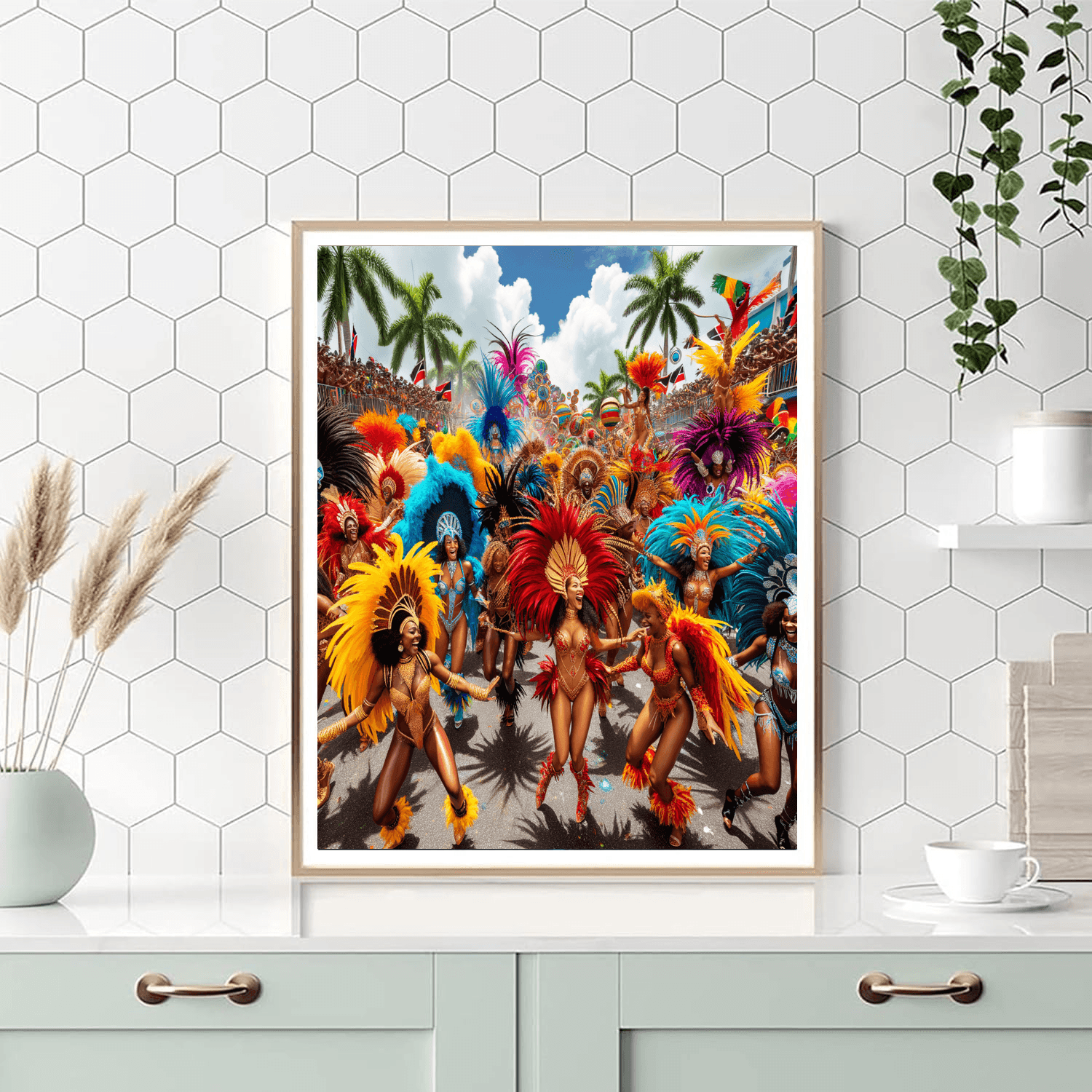 Caribbean Carnival - Trinidad And Tobago DIY Paint By Numbers