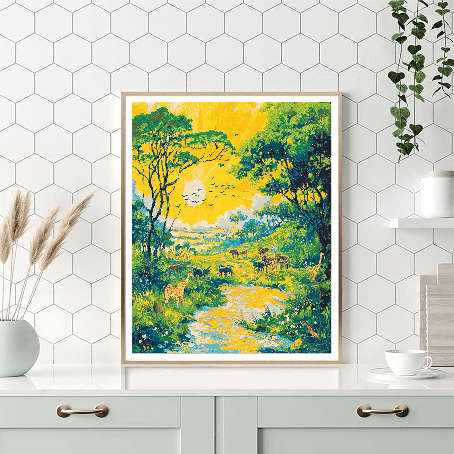 Salvador Dali Inspired Dreamscape Safari  Paint By Numbers Kits