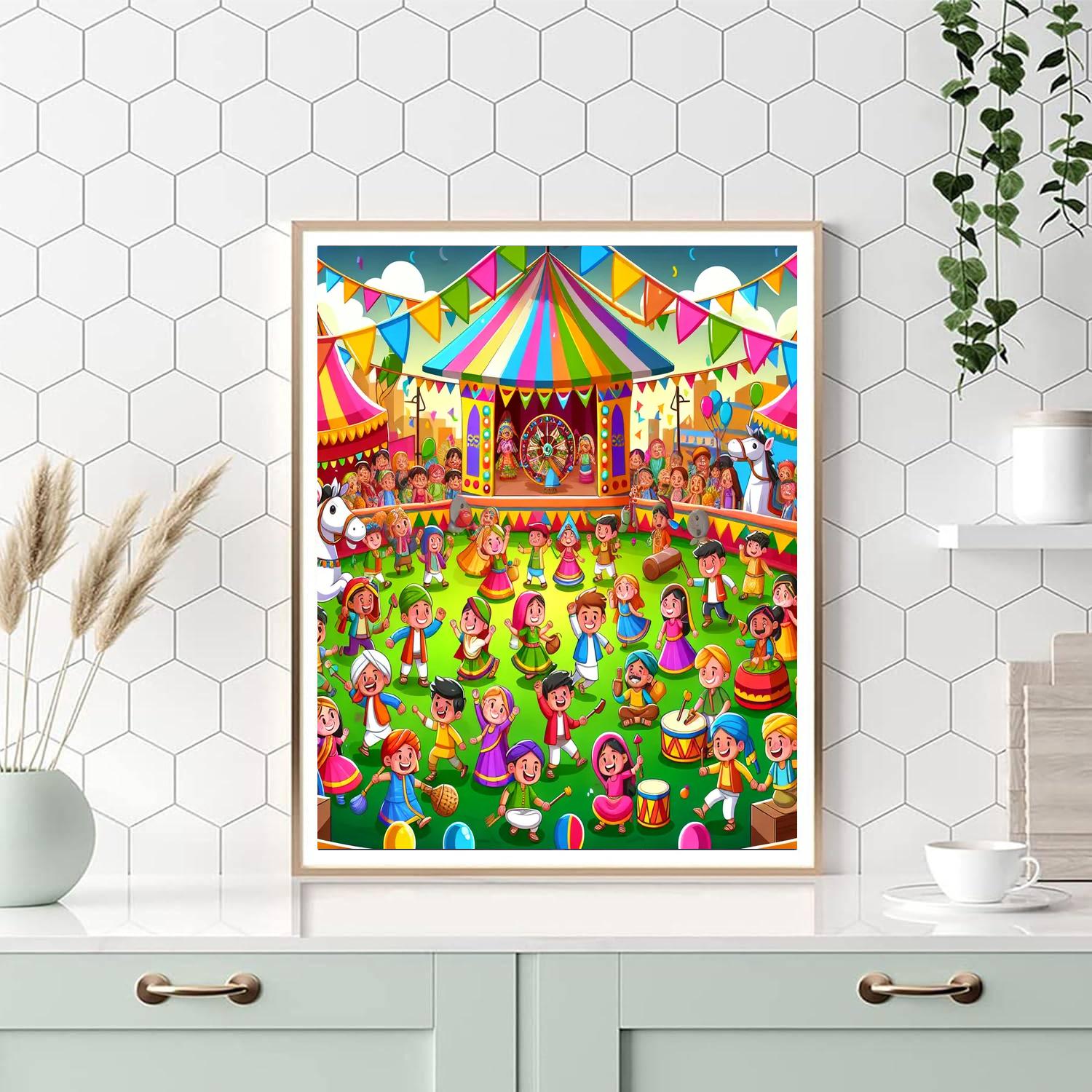 Fairy Tale Festival Number Painting