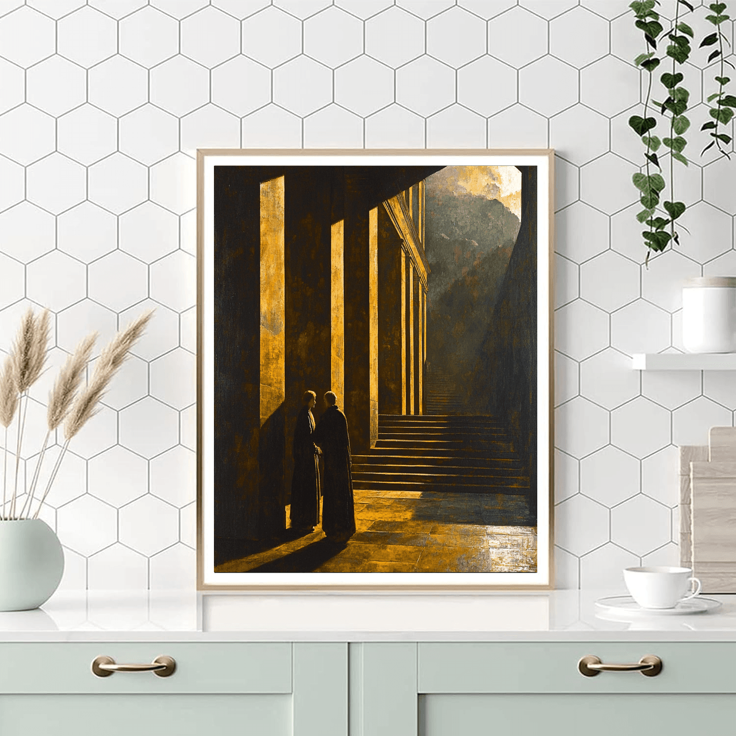 Caravaggio Inspired Chiaroscuro Twilight  Numbered Painting Kits