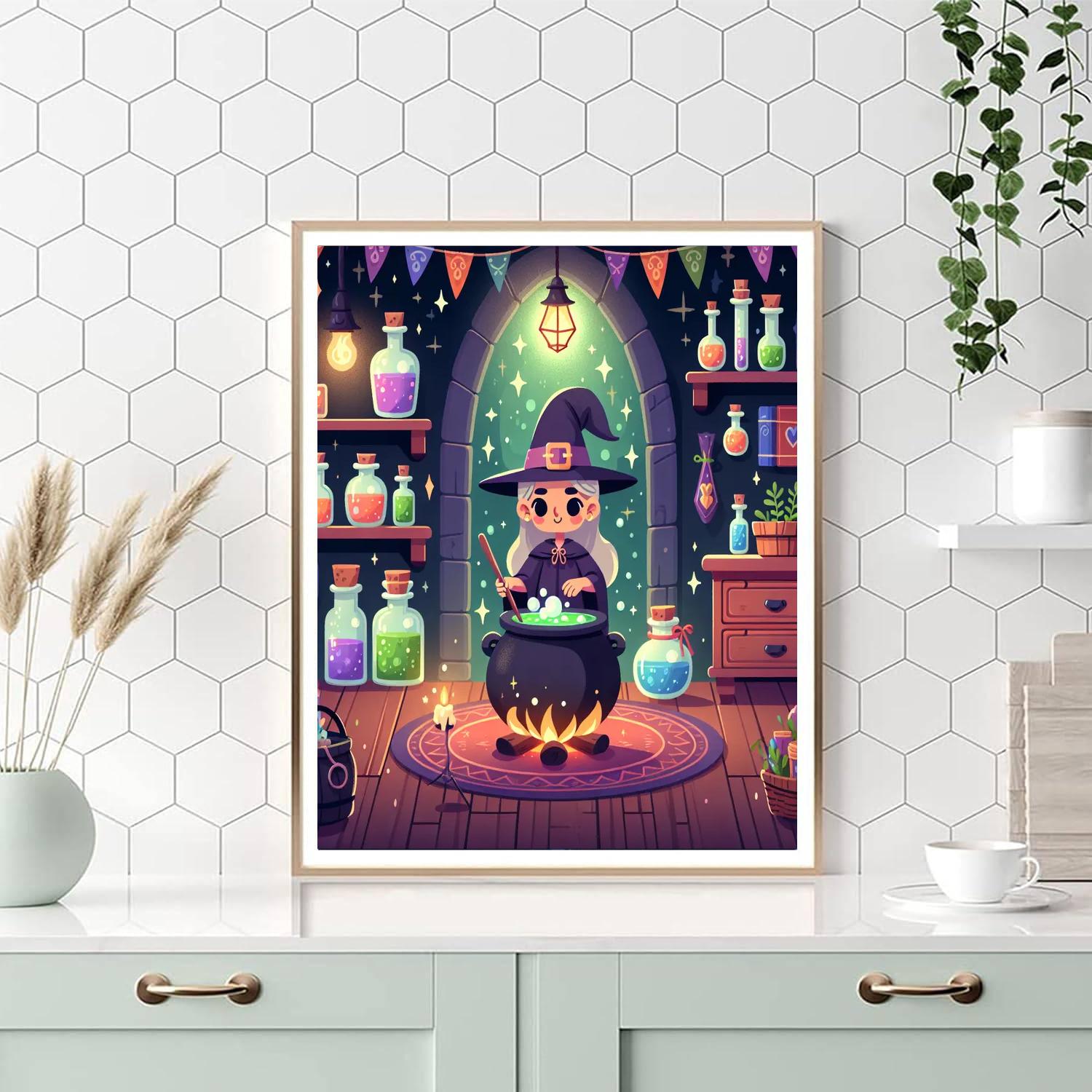 Friendly Witch's Workshop Numbered Painting Kits