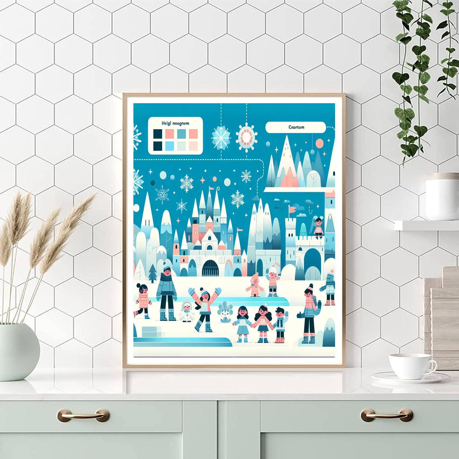 Ice Kingdom Quest Numbered Painting Kits