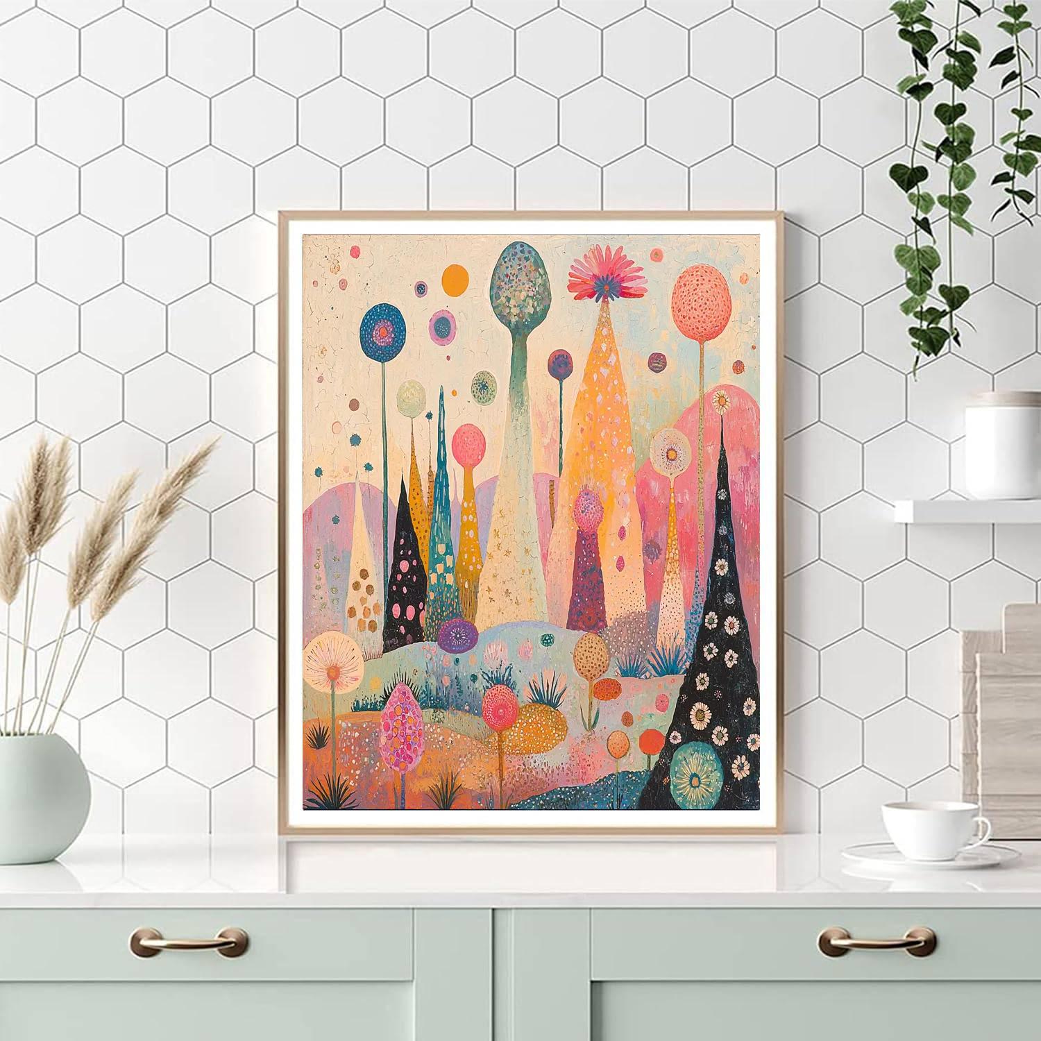 Max Ernst Inspired Surreal Garden Of Imagination  Paint By Numbers Art