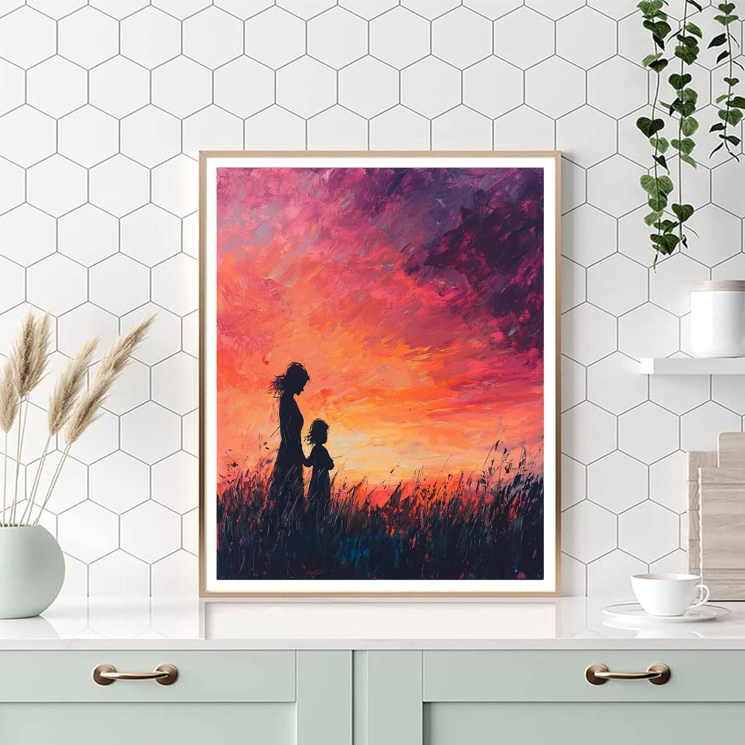 Sunrise Solitude Painting Number Kit
