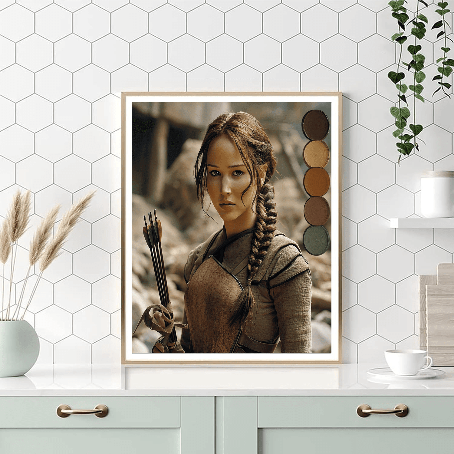 Jennifer Lawrence: The Resilient Spirit Of Katniss Paint By Numbers