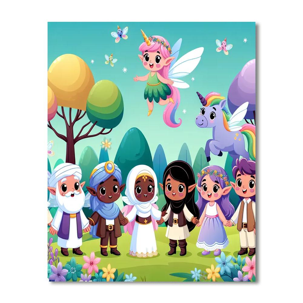 Charming Creatures Painting Number Kit