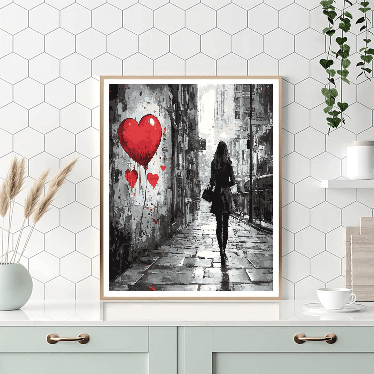 Banksy Inspired Urban Graffiti Fusion  Paint By Numbers