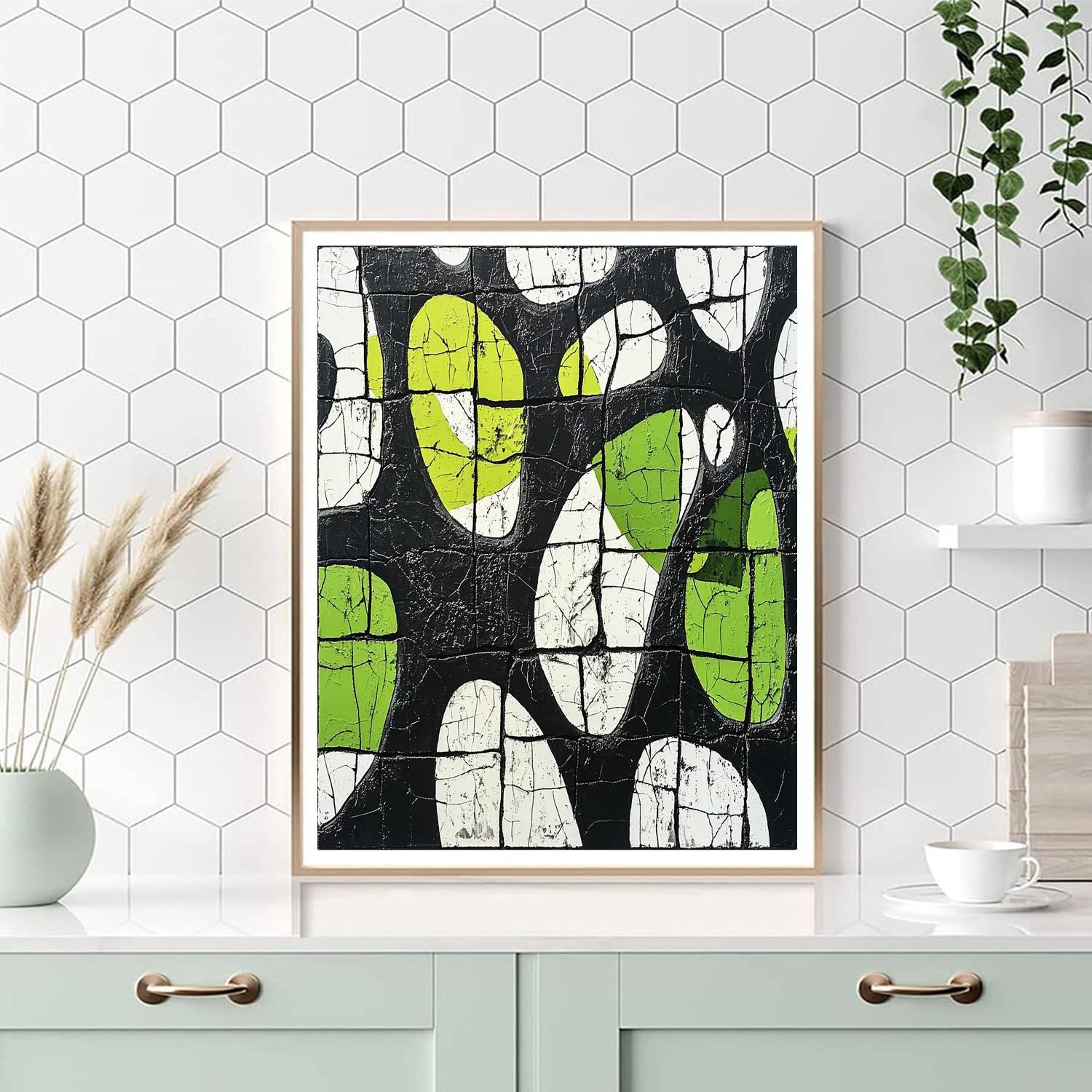 Banksy Inspired Through The Cracks  Number Painting