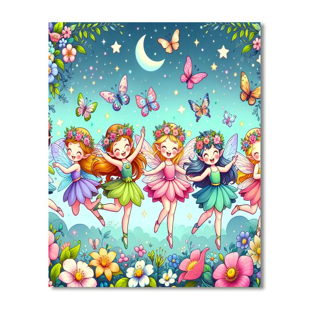 Fantasy Fairies Gala Paint By Numbers Kits