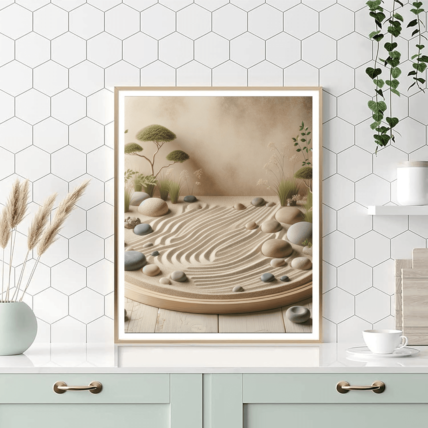 Calm Zen Garden Paint By Number