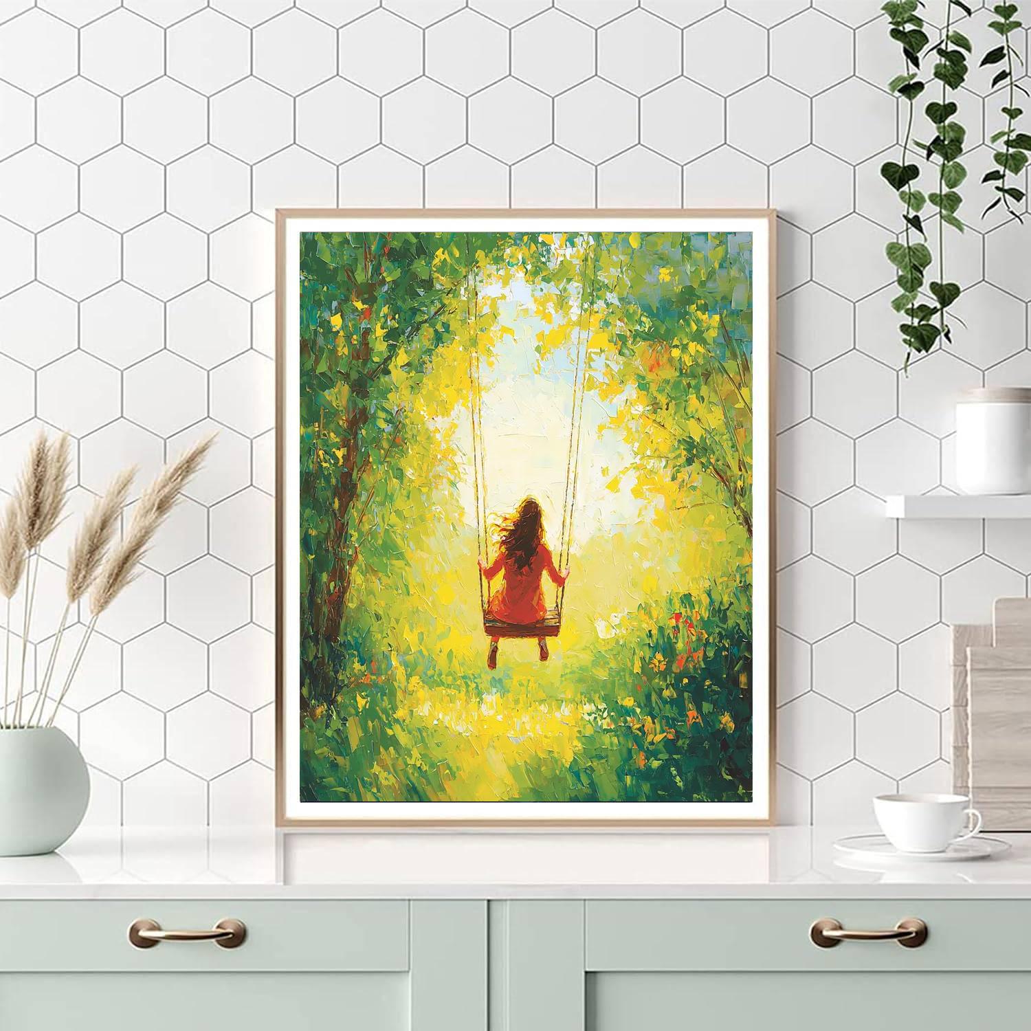 Wind Beneath Her Wings Number Painting