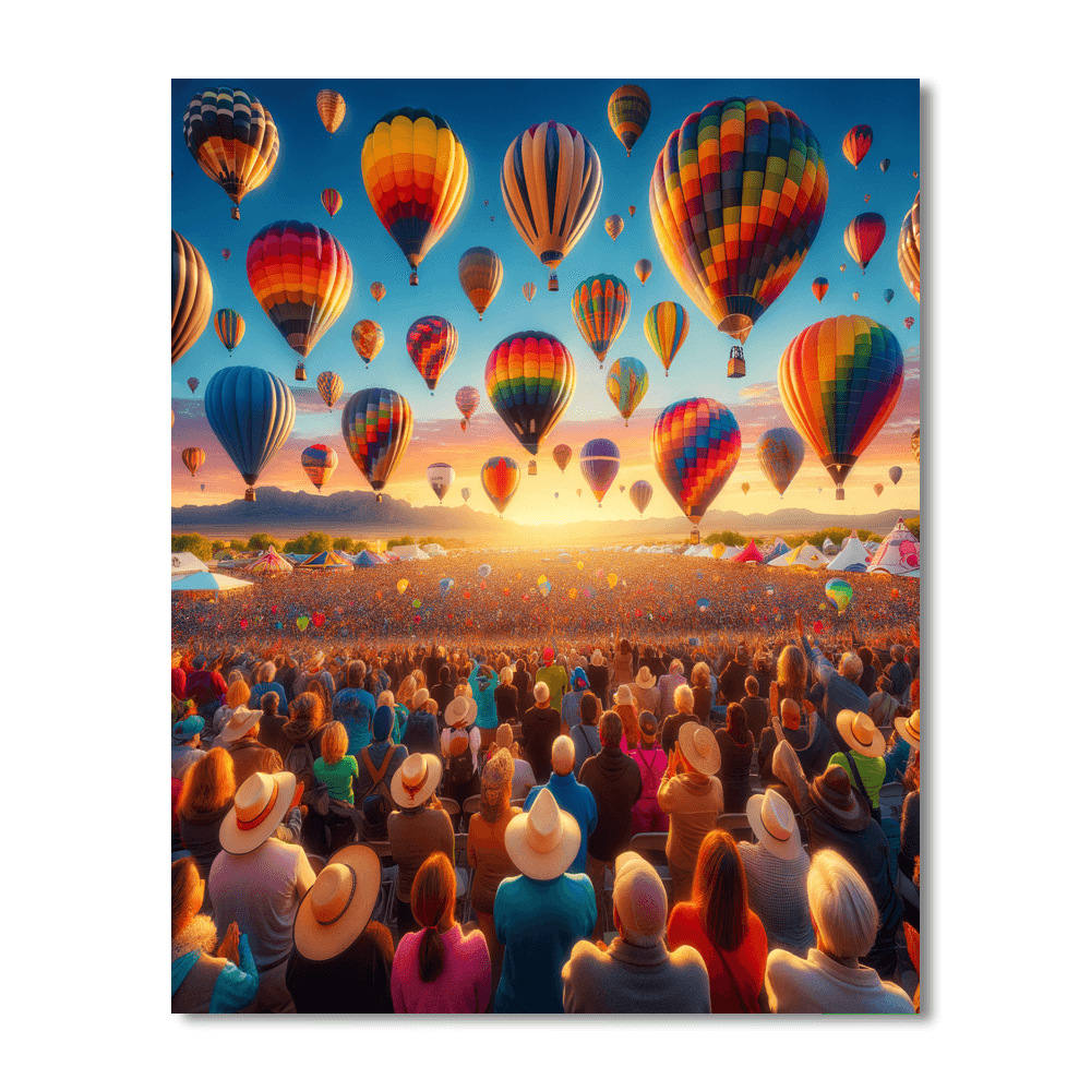 International Balloon Fiesta - Albuquerque, Usa Paint By Number