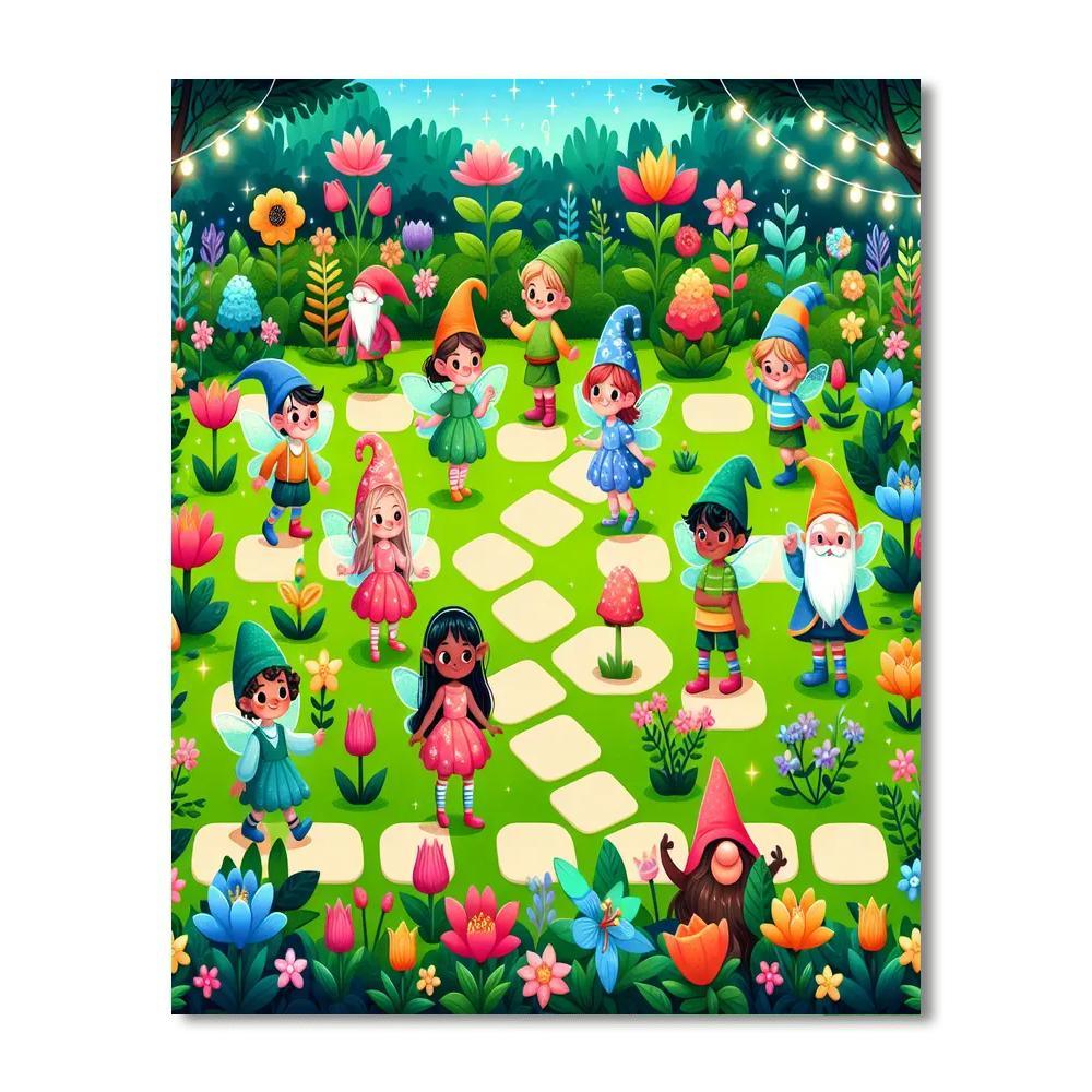Fantasy Garden Play Painting By Numbers Kit