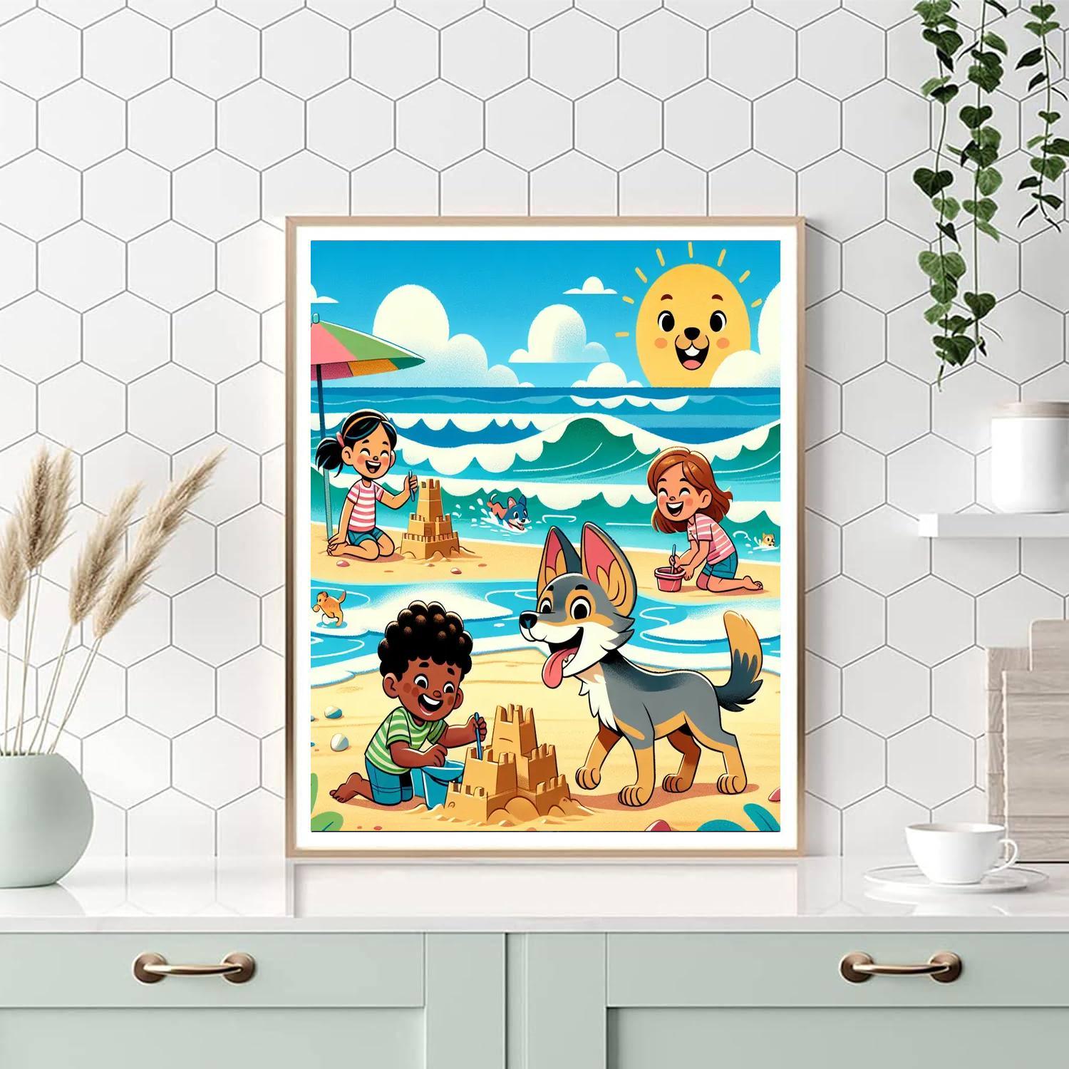 Charming Beach Days Paint By Numbers Kits