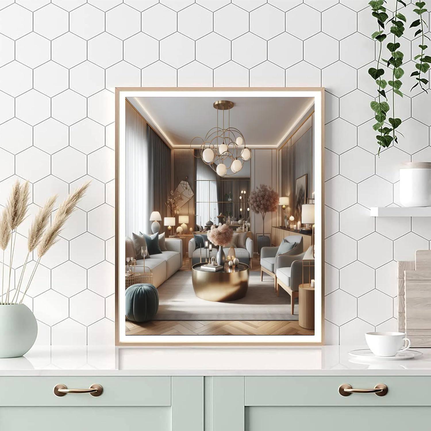 Mid-century Modern Escape Paint By Numbers