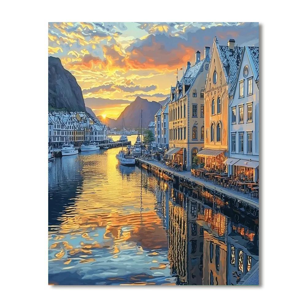 Alesund - Norway Paint By Number