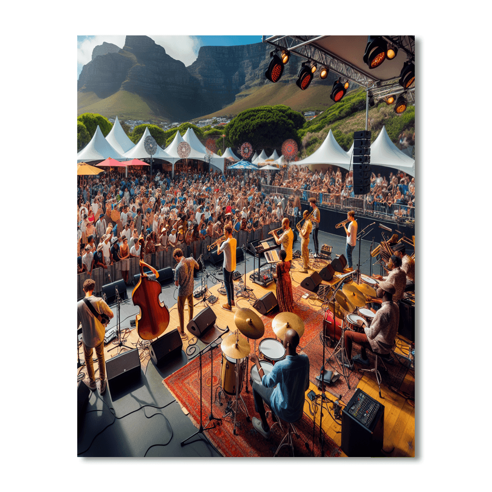 The International Jazz Festival - Cape Town, South Africa Paint By Numbers Kits