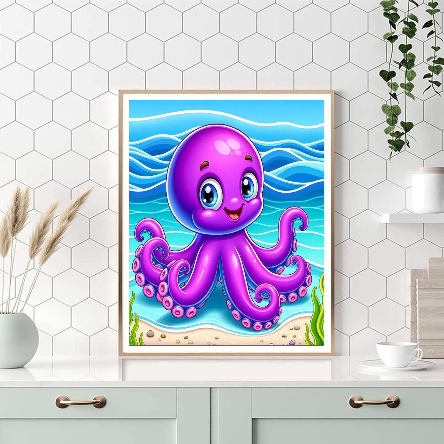 Friendly Octopus Paint By Number