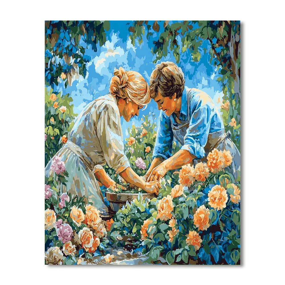 Mom's Garden Of Love Paint By Number