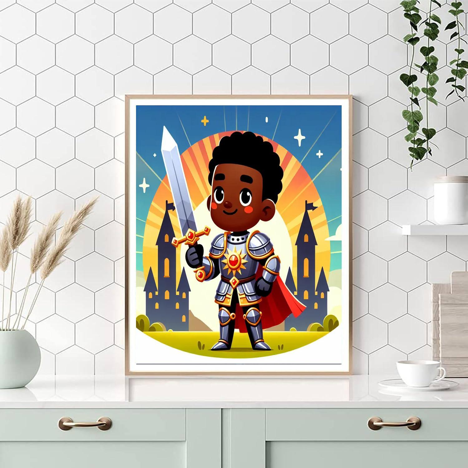 Knight's Courageous Quest Painting By Numbers Kit
