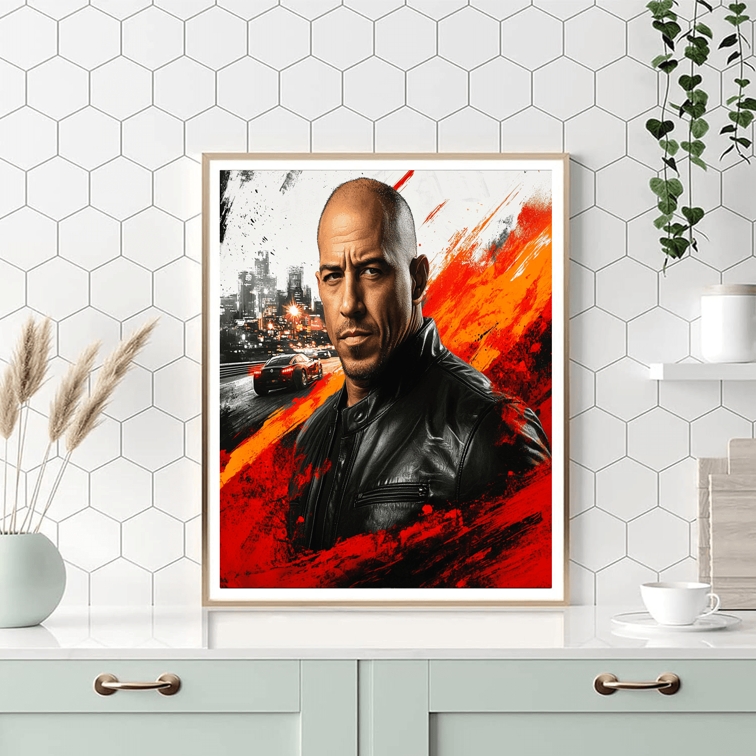 Vin Diesel: The Spirit Of Family In Fast & Furious Paint By Numbers Art
