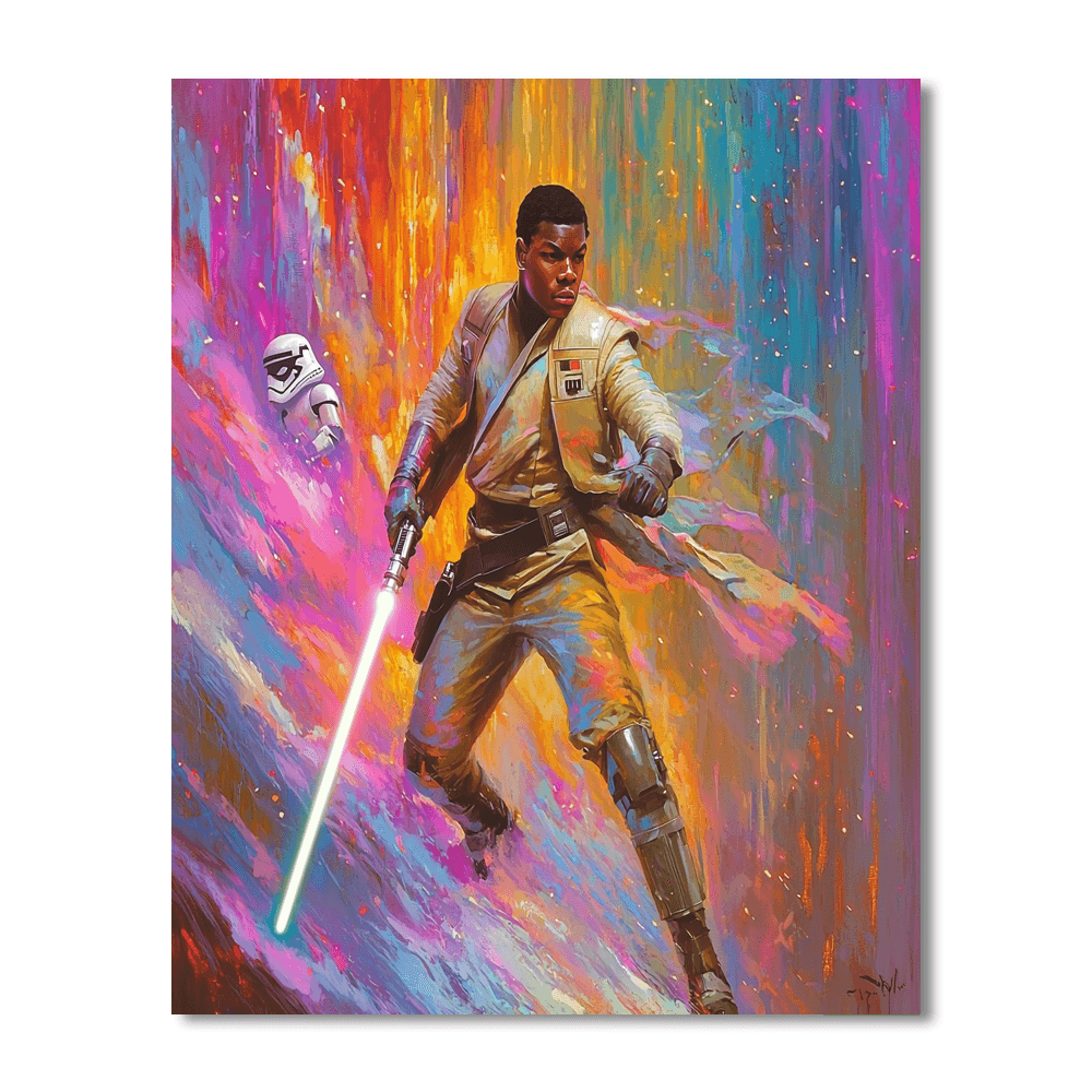 John Boyega: The Resilient Force Of Finn Paint By Numbers Kits