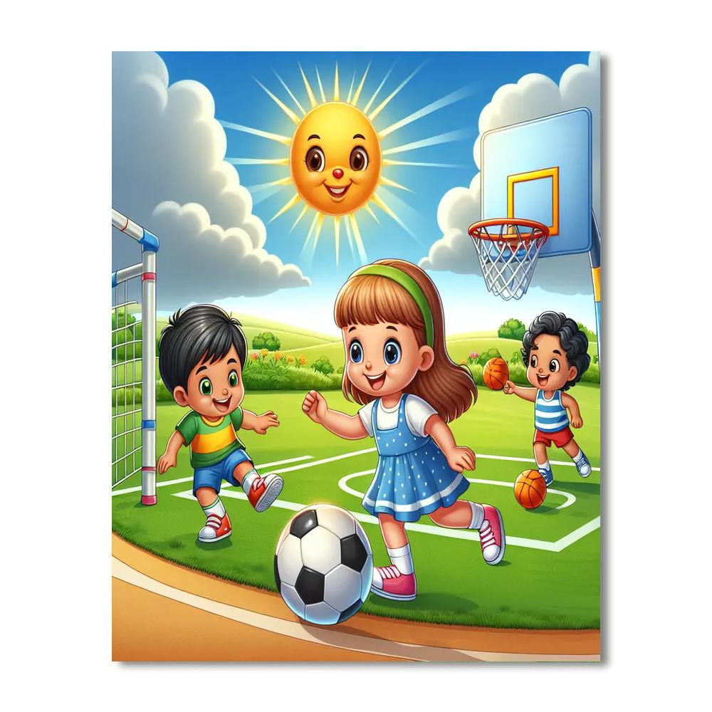 Cool Sports Paint By Numbers Kits