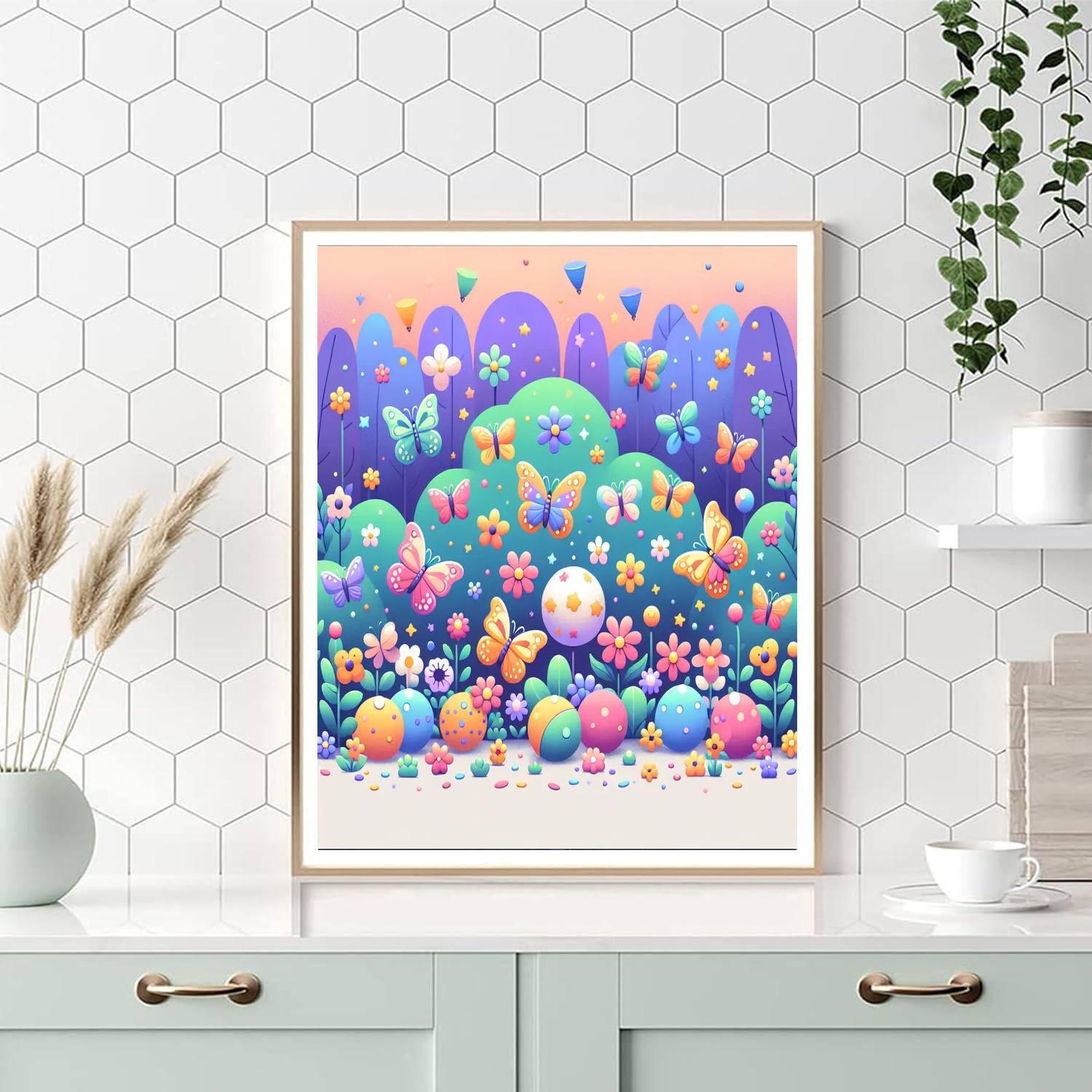 Breezy Butterfly Ball Numbered Painting Kits